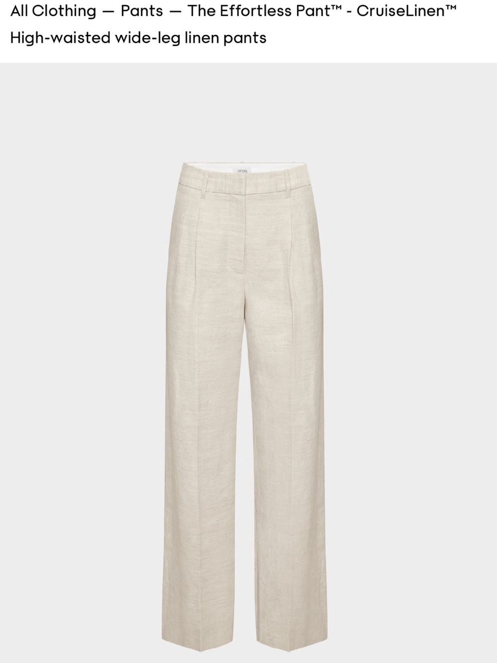 Wilfred The Effortless Pant Cruise Linen